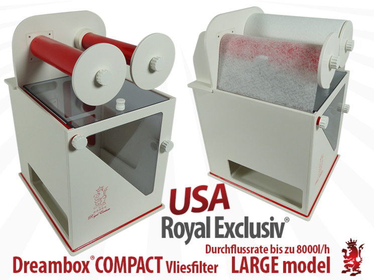 Royal Exclusiv COMPACT fleece Vlies Filter rolling fleece LARGE version