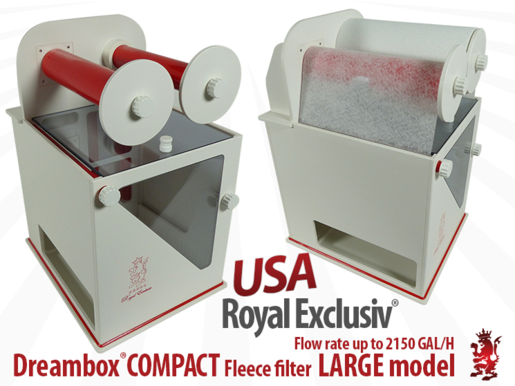 Royal Exclusiv COMPACT fleece Vlies Filter rolling fleece LARGE version