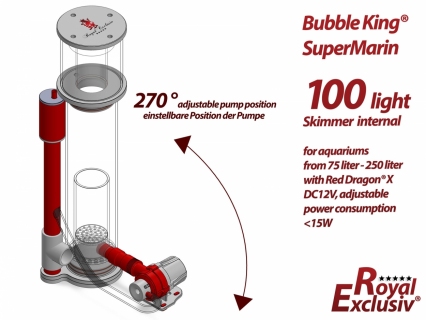 Bubble King� Supermarin 100 with Red Dragon X DC 12V LIGHT