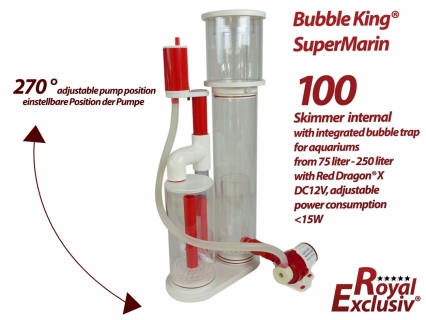 Bubble King� Supermarin 100 with Red Dragon X DC 12V with integrated degassing chamber