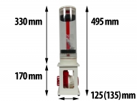 COMPACT Dreambox - cartridge - media filter   100mm SINGLE   2.0 liter Volume mit Red Dragon X 40 Watt / 3m