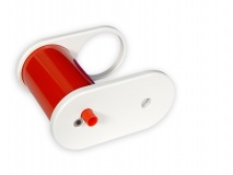 Schalld�mpfer einfach f�r Keilrohr � 63 mm