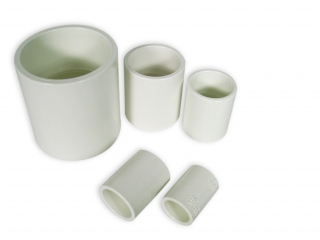 PVC Rohrmuffe � 50mm  wei�