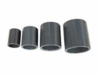 PVC pipe socket / bushing  25mm - 0.75  grey
