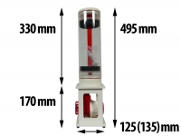 COMPACT Dreambox - Patronen - Medienfilter   100mm  2.0 Liter Volumen mit Red Dragon X 40 Watt / 3m